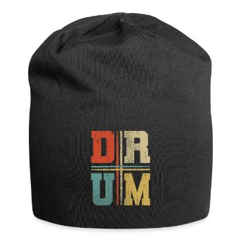 Drums - Jersey Beanie - black - Front