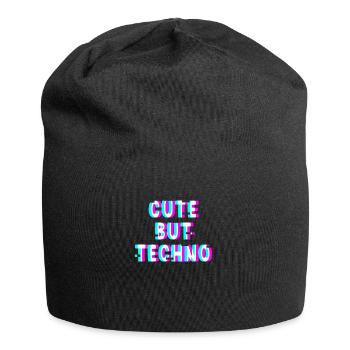 Techno - Bonnet en jersey - noir - Devant
