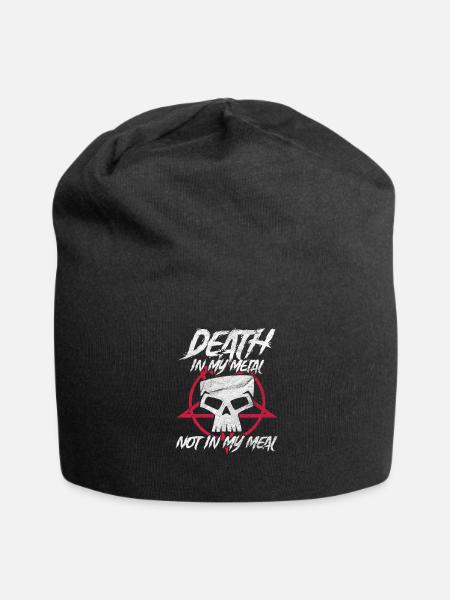 Vegan Death Metal - Jersey-Beanie - Schwarz