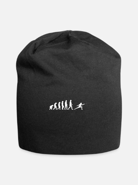 Fechten Evolution - Jersey-Beanie - Schwarz