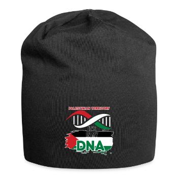 Le territoire palestinien est dans mon ADN - Bonnet en jersey - noir - Devant