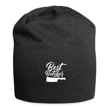 Team Fleischerei Fleischer Metzger Metzgerei - Jersey-Beanie - Schwarz - Vorne