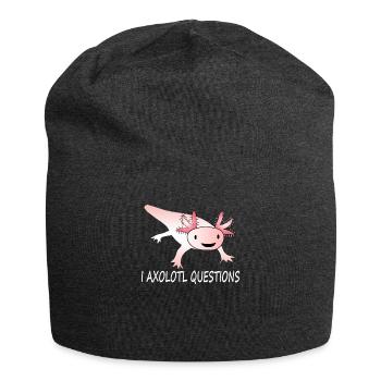 I Axolotl Questions - Jersey-Beanie - Anthrazit - Vorne
