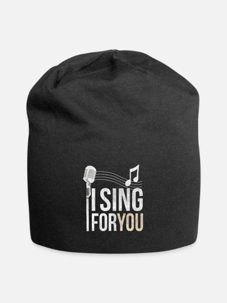 Singer - Jersey Beanie - black