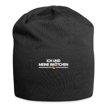 Ich und meine Brötchen - Jersey-Beanie - Schwarz - Vorne