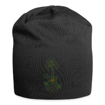 Arbre de guitare - Bonnet en jersey - noir - Devant