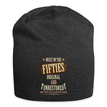 Gebaut In Den 50er Jahren - Jersey-Beanie - Anthrazit - Vorne
