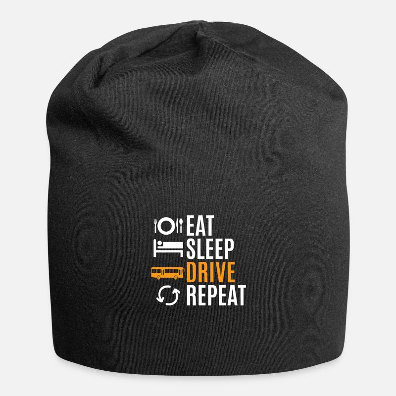 Busfahrer - Jersey-Beanie - Schwarz