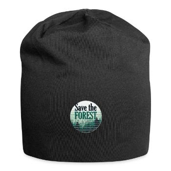 Sauvegarder l'environnement de la forêt de protection - Bonnet en jersey - noir - Devant