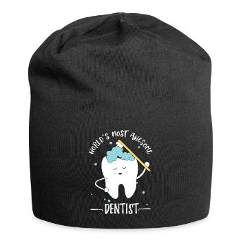 Meilleur dentiste du monde - Bonnet en jersey - noir - Devant
