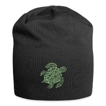 Turtle environmental protection - Jersey Beanie - black - Front