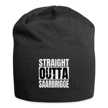 Saarland Saarbrigge Saarbrigger Saar - Jersey-Beanie - Schwarz - Vorne
