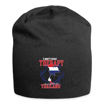 Je n’ai pas besoin de thérapie - thaïlande - Bonnet en jersey - noir - Devant