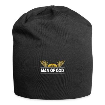 Pfarrer Pastor Bibel Man Of God Christliches - Jersey-Beanie - Schwarz - Vorne