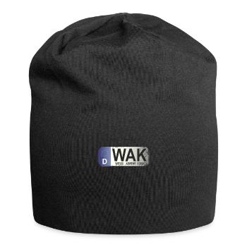 Auto Kennzeichen WAK Deutschland - Jersey-Beanie - Schwarz - Vorne