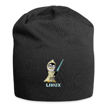 Nerd Linux informaticien développeur de logiciels Linux - Bonnet en jersey - noir - Devant
