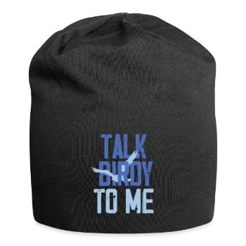 Talk Birdy to me - Jersey-Beanie - Schwarz - Vorne