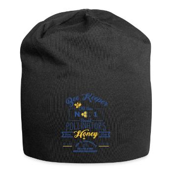 Bee Keepers Pollinators Honey Farmer Bottle Label - Bonnet en jersey - noir - Devant