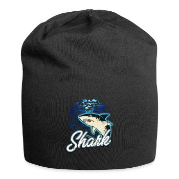 shark - Jersey Beanie - black - Front