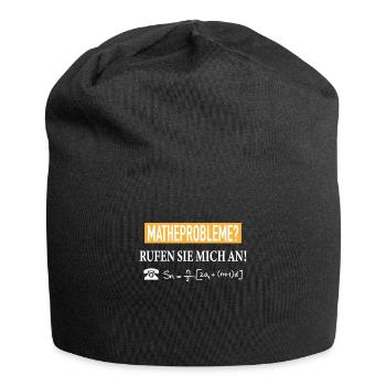 Mathe Mathematik Mathelehrer Algebra Uni Geschenk - Jersey-Beanie - Schwarz - Vorne