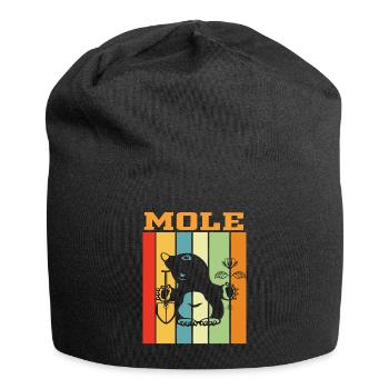 Mole Retro Play of Colors - Jersey Beanie - black - Front