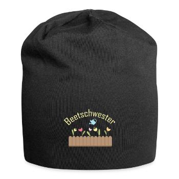 Beetschwester - Jersey-Beanie - Schwarz - Vorne