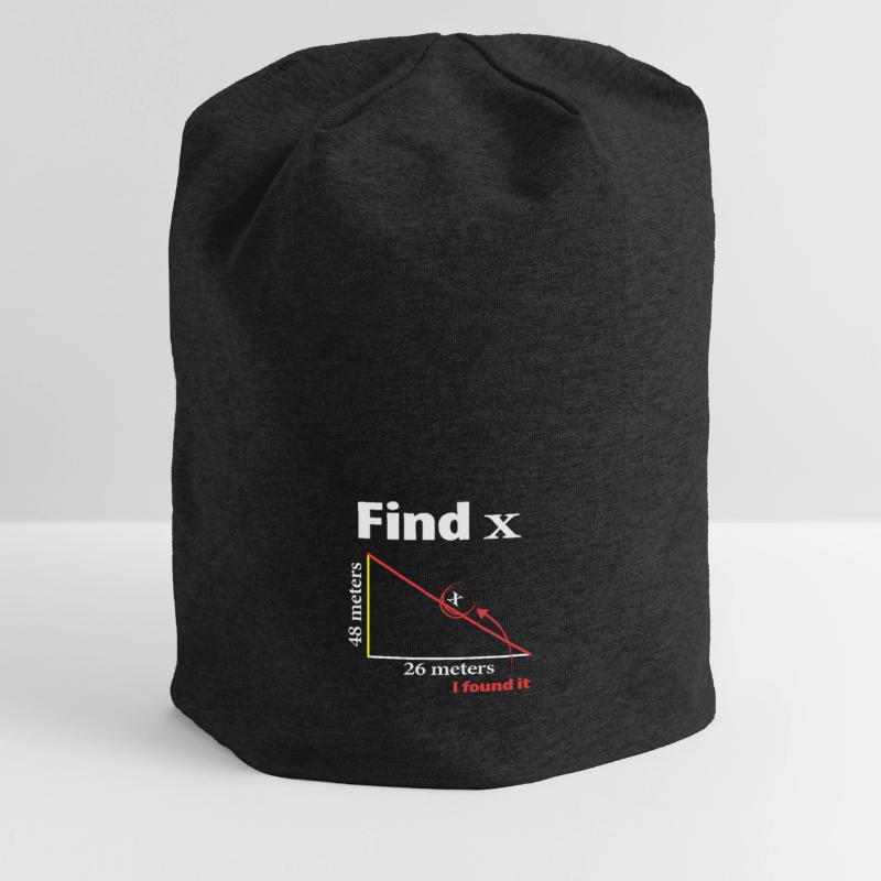 Pythagoras Triangle Mathematiker oder Mathe-Lehrer Jersey-Beanie