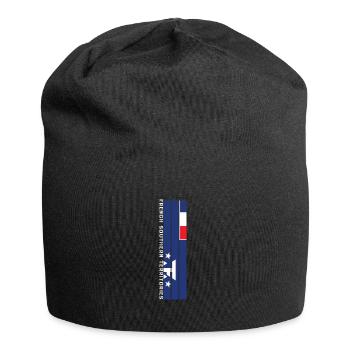 French southern regions color in stripes - Jersey Beanie - black - Front