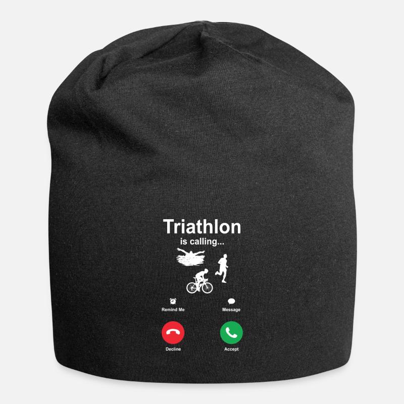 Triathlon - Jersey-Beanie - Schwarz