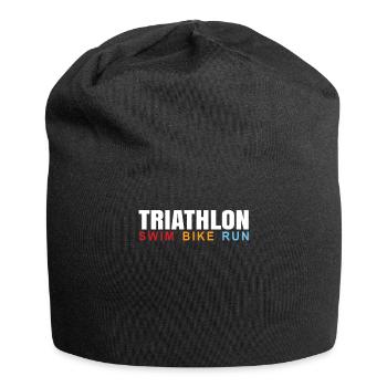 Triathlon - Bonnet en jersey - noir - Devant