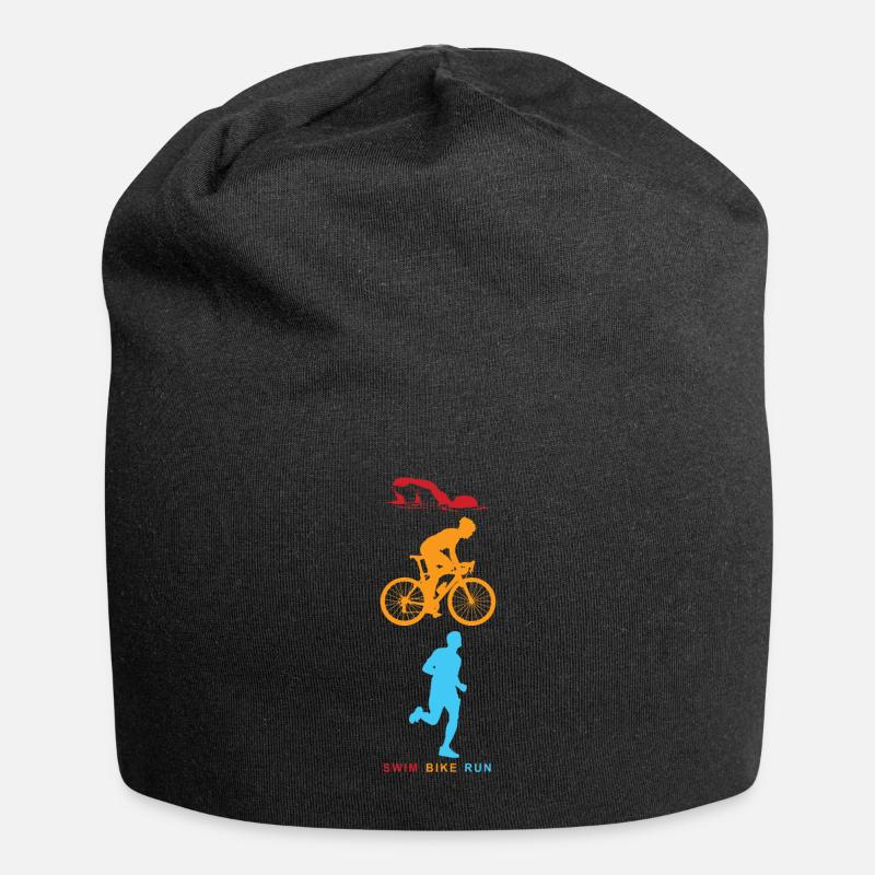 Triathlon - Jersey-Beanie - Schwarz