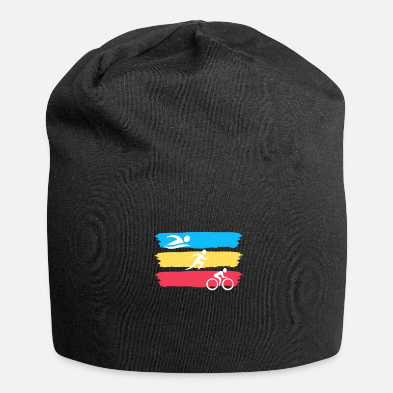 Triathlon - Jersey-Beanie - Schwarz