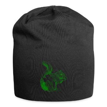 Squirrel Cute animal - Jersey Beanie - black - Front
