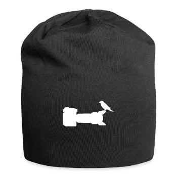 Bird photography photography camera photographer - Jersey Beanie - black - Front