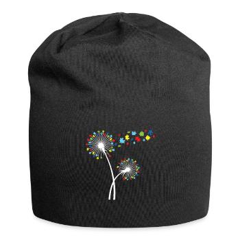 Chemise de la journée mondiale de sensibilisation à l'autisme - Bonnet en jersey - noir - Devant