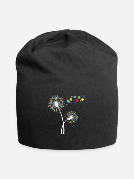 Autism Awareness World Autism Awareness Day Shirt - Jersey Beanie - black