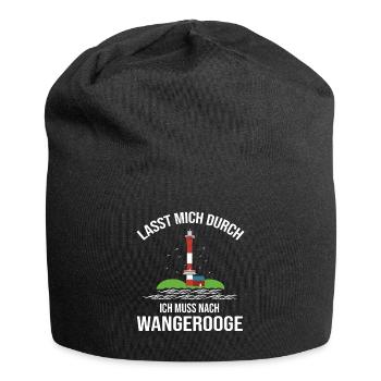 Wangerooge Tshirt und Geschenke Souvenirs - Jersey-Beanie - Schwarz - Vorne