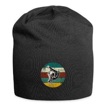 Judo - Jersey-Beanie - Schwarz - Vorne