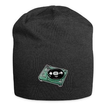 Vinyl Record - Jersey Beanie - charcoal grey - Front
