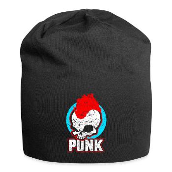 Punk rock musique punk rocker punks punk cadeau - Bonnet en jersey - noir - Devant