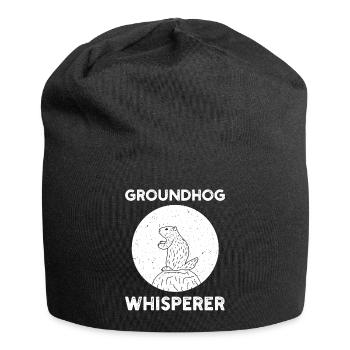 Groundhog Whisperer - Jersey Beanie - black - Front