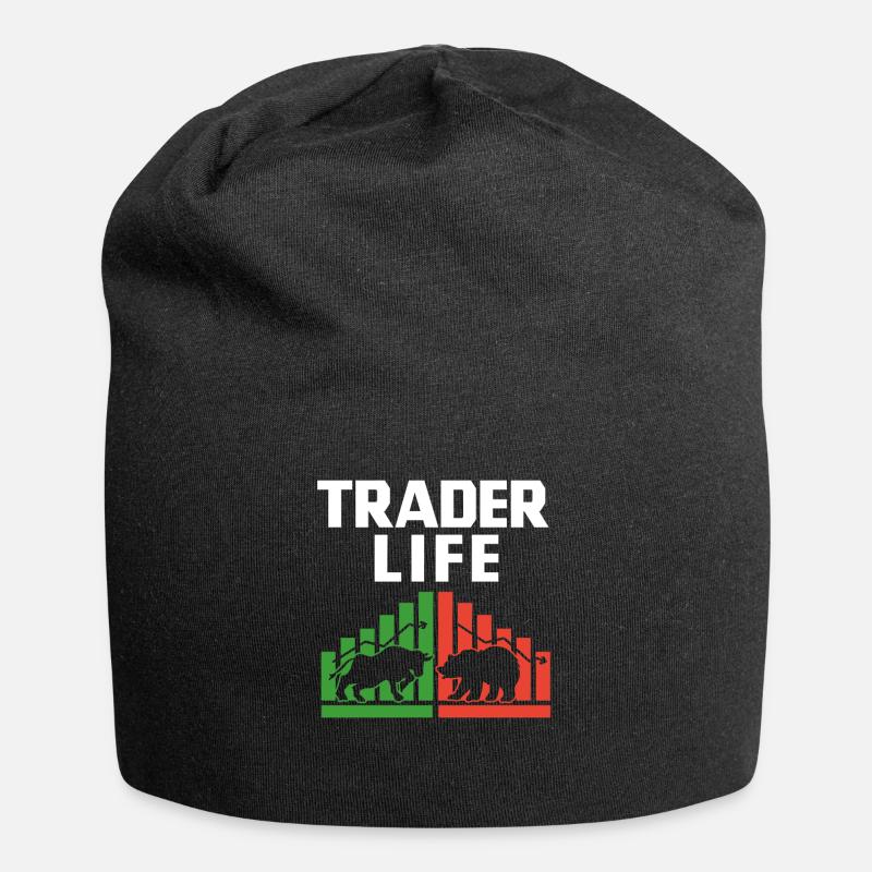 Trader Life - Jersey-Beanie - Schwarz