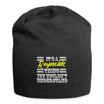 Son A Reynolds Thing Nom de famille Fierté - Bonnet en jersey - noir - Devant