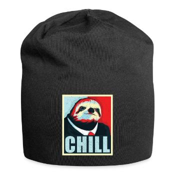 Präsident Chill - Jersey-Beanie - Schwarz - Vorne