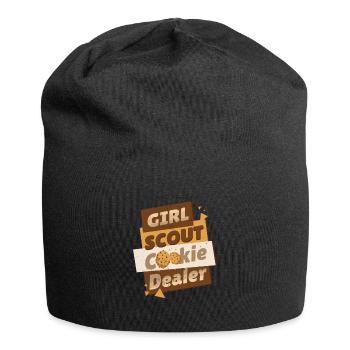 Girl scout biscuitier drôle scout - Bonnet en jersey - noir - Devant