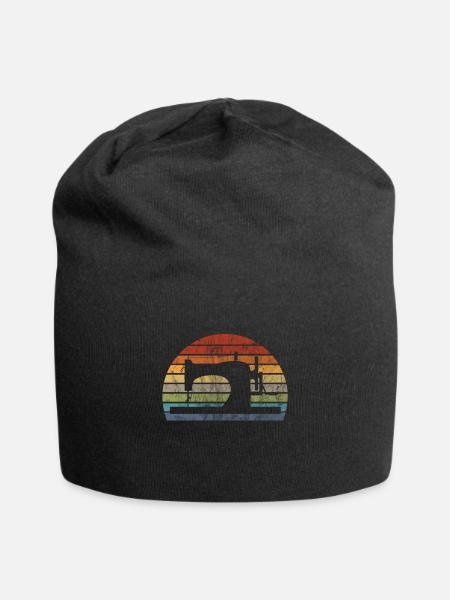 Nähen - Jersey-Beanie - Schwarz