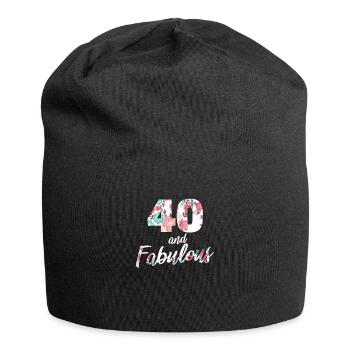 40th birthday - Jersey Beanie - black - Front
