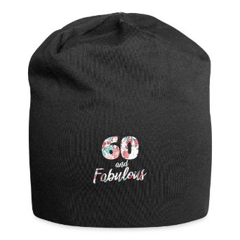 60e anniversaire - Bonnet en jersey - noir - Devant