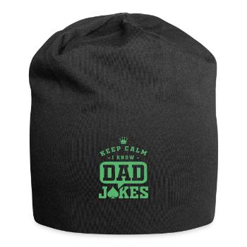 Dad Joke Dad Joke Funny Joke's Dad - Jersey Beanie - black - Front