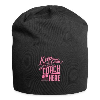 Trainer Life Coach Coaching Life coaching - Jersey Beanie - black - Front